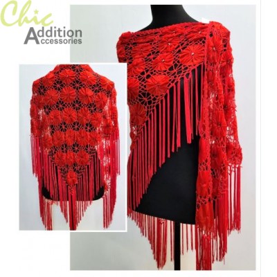 Beaded Shawl 23057-D